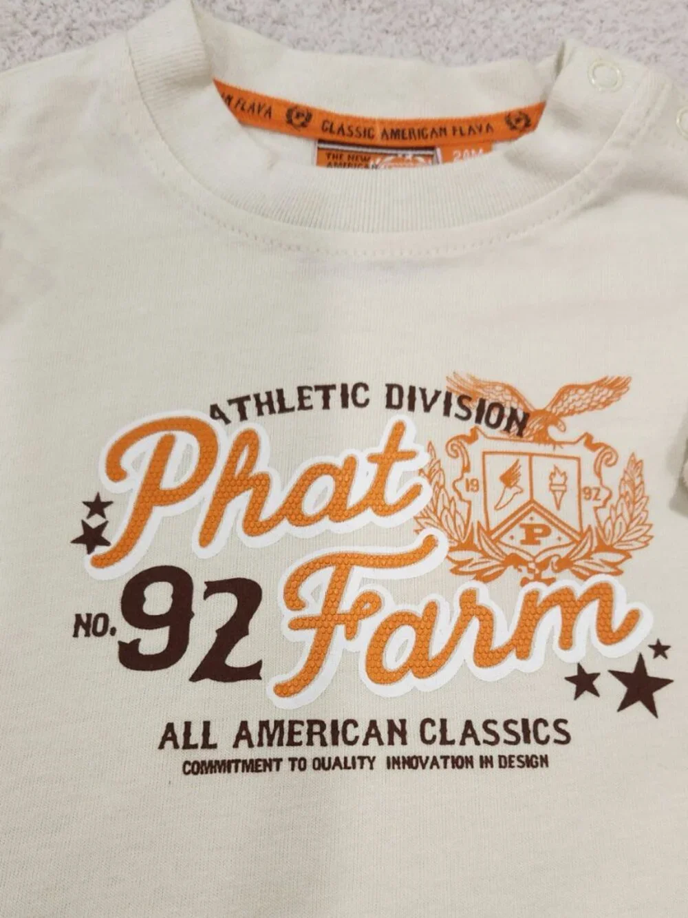 Phat Farm - Boys' Lt. Khaki Signature Tee